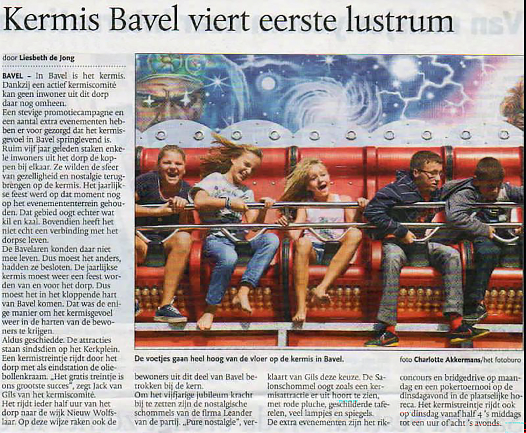 Artikel kermis.